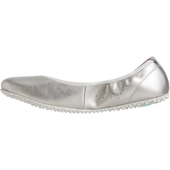 NEW Plae Crosby Ballerina Flats wide width Leather in silver unisex 925 3s2 - Picture 6 of 6